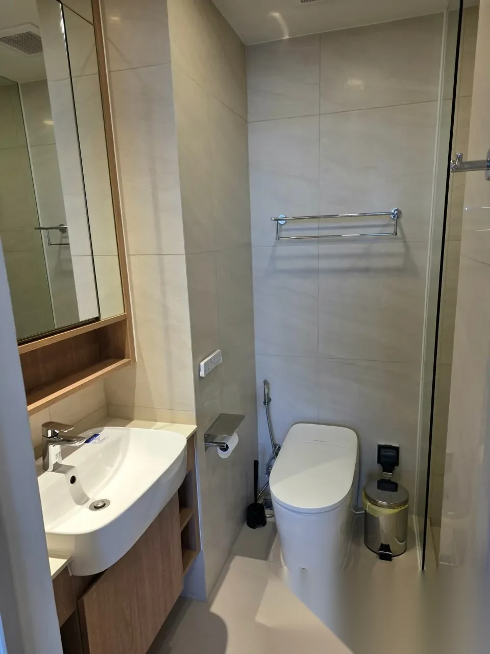 Апартаменты студия в ЖК Skypark Celeste Laguna · Чернг Тале / Bang Tao · Выход к бассейну — фото 8