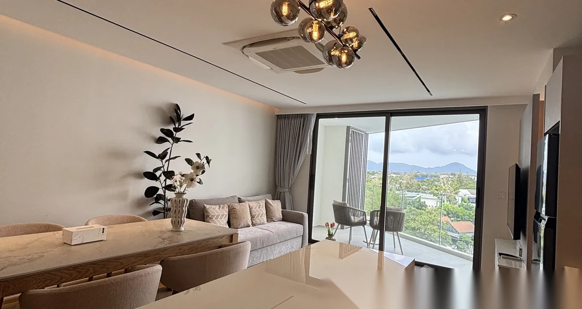 3 Bedroom Apartment for rent at The Aqua complex · Choeng Thale · Lake View
