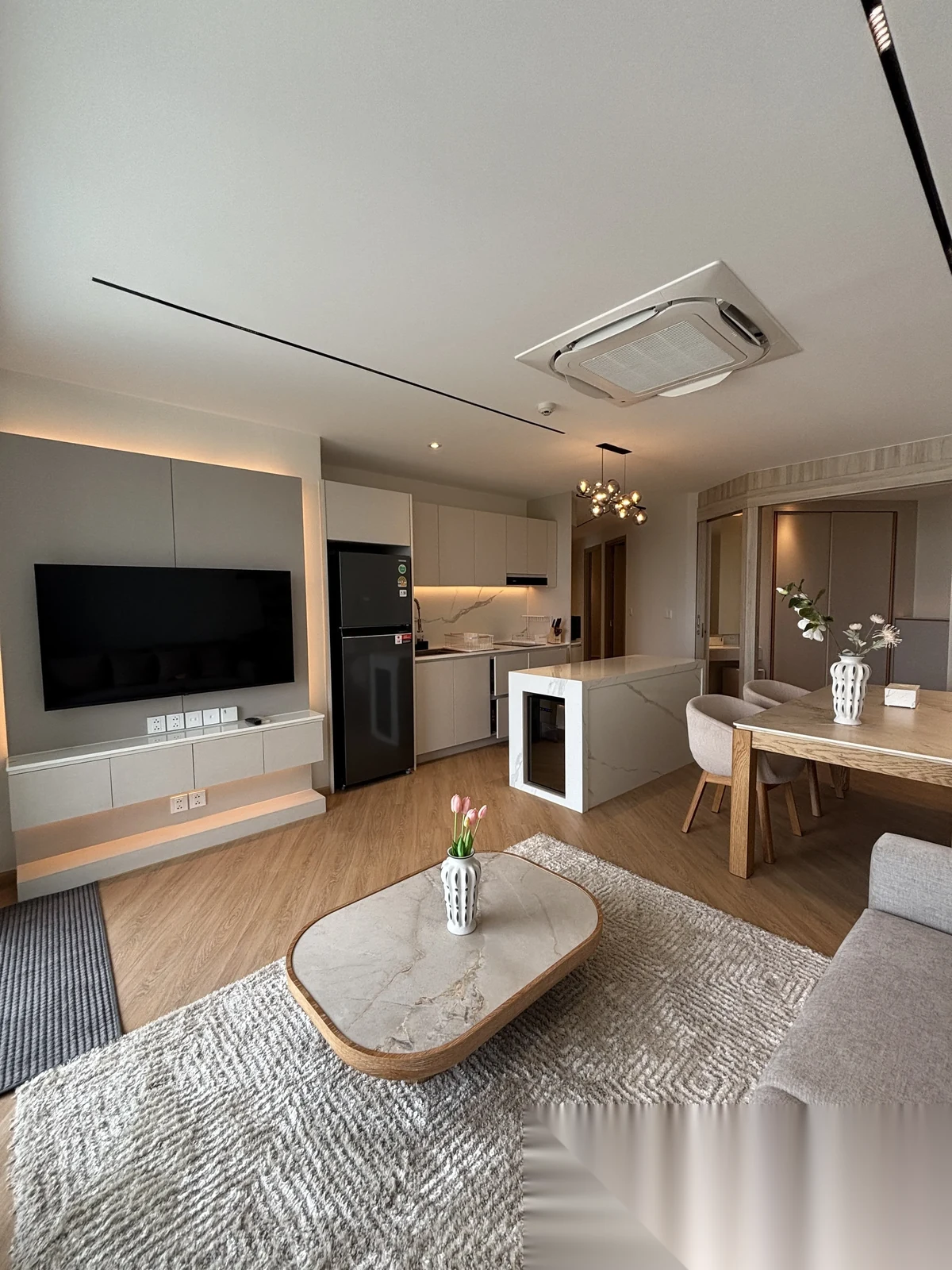 3 Bedroom Apartment for rent at The Aqua complex · Choeng Thale · Lake View — photo 5