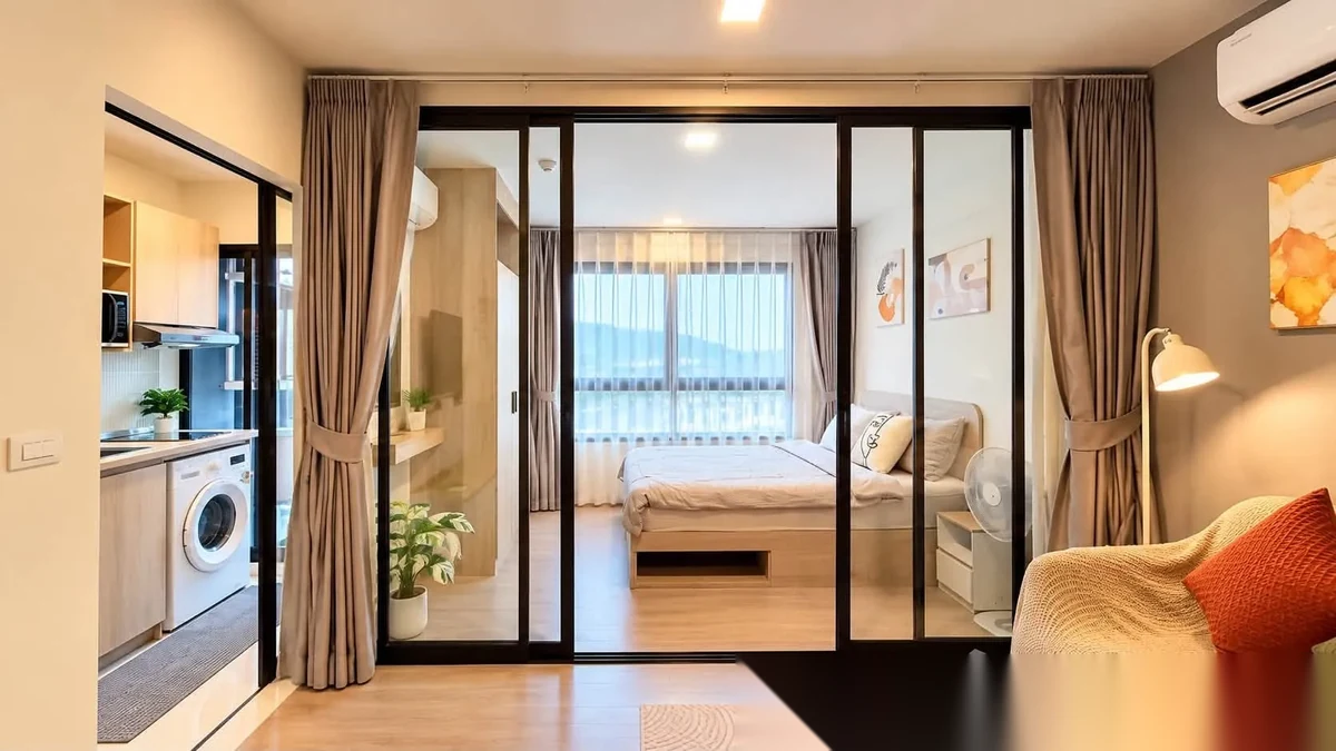 1 Bedroom Apartment for rent at Dcondo Reef Phuket complex · Kathu · Pool Access — photo 2