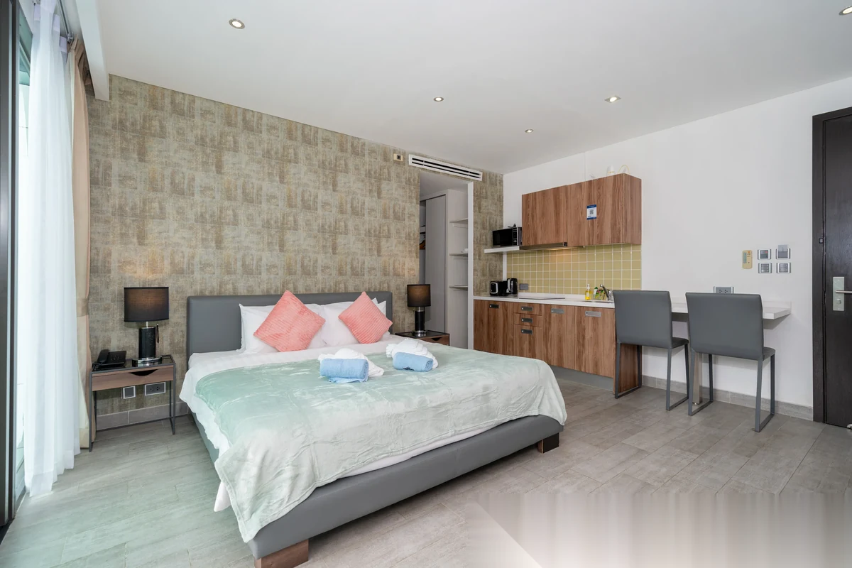 Studio Apartment for sale at Absolute Twin Sands Resort & Spa complex · Patong · Pool View — photo 8