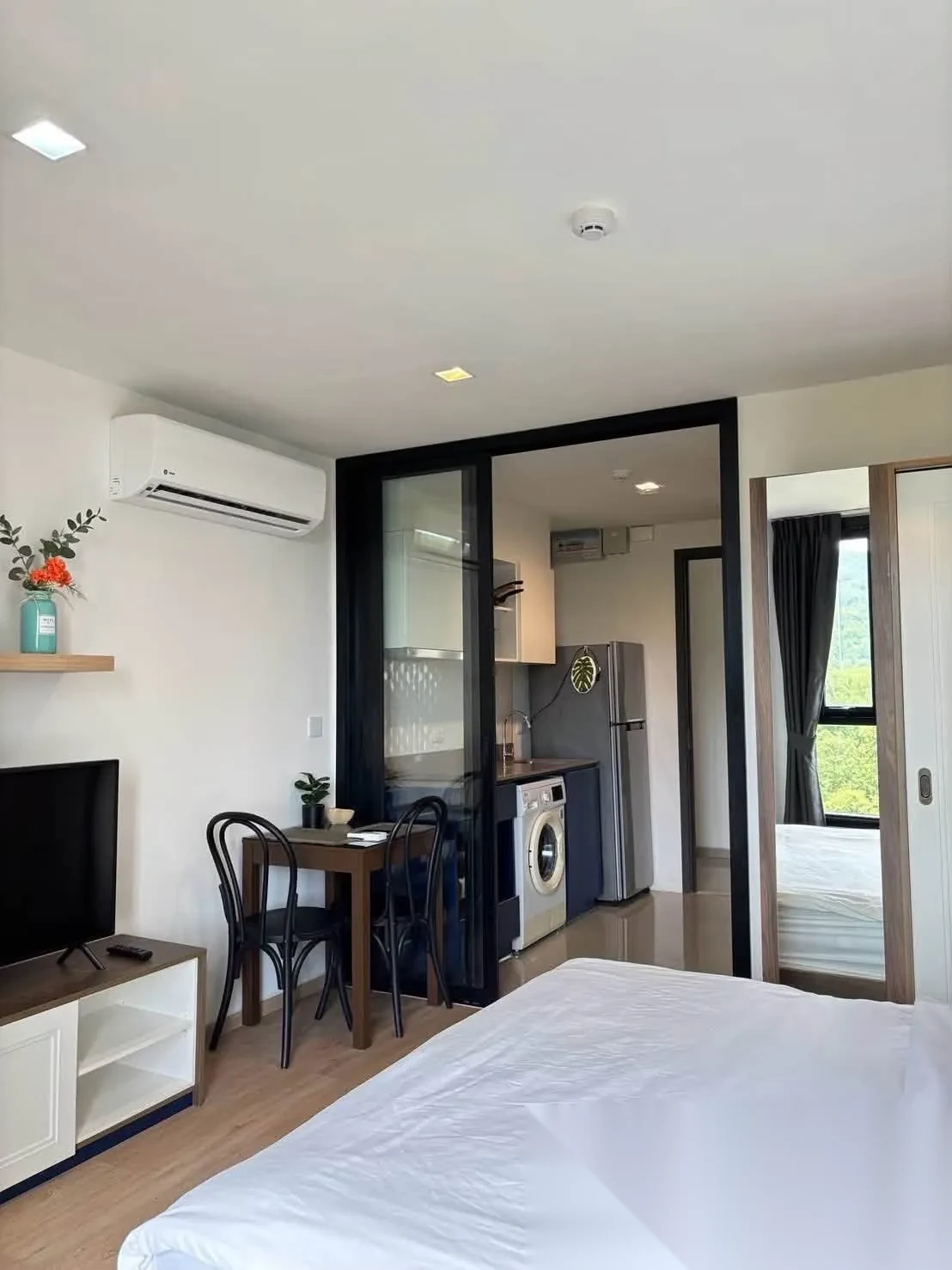 1 Bedroom Apartment for rent at THE BASE Central Phuket complex · Wichit · Pool View — photo 3