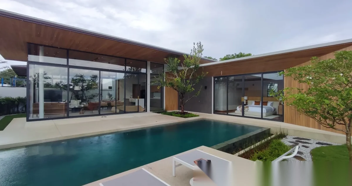 3 Bedroom Villa for sale at Botanica Zen complex · Thep Krasattri · Garden View