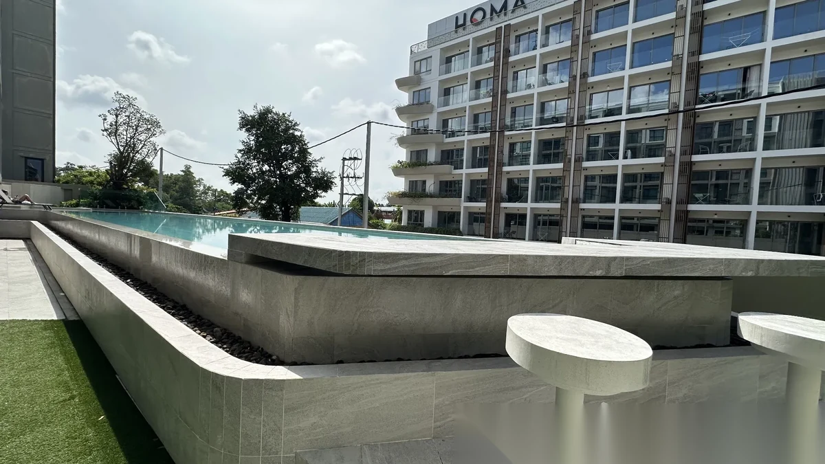 2 Bedroom Apartment for rent at Space Cherngtalay Condominium complex · Choeng Thale · Pool View — photo 11