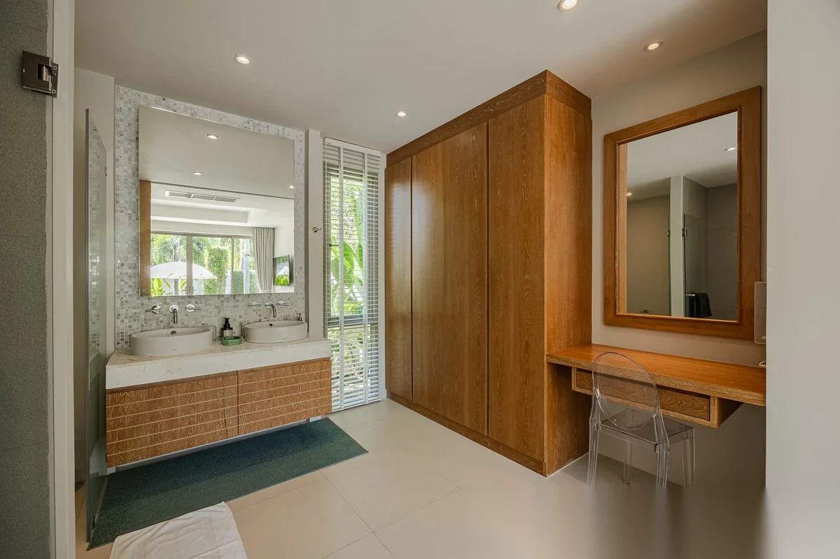 Вилла 3BR в комплексе Trichada Tropical · Чернг Тале / Bang Tao · Вид на бассейн — фото 19