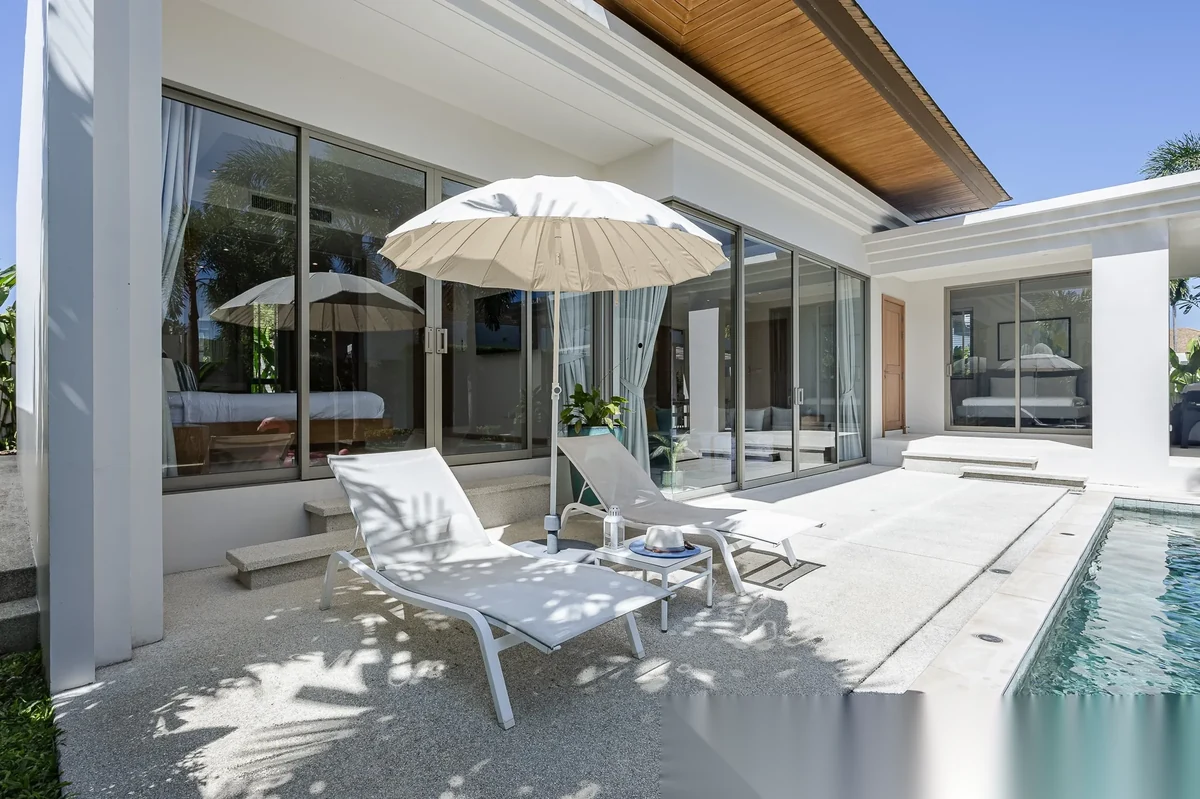 Вилла 3BR в комплексе Trichada Tropical · Чернг Тале / Bang Tao · Вид на бассейн — фото 30
