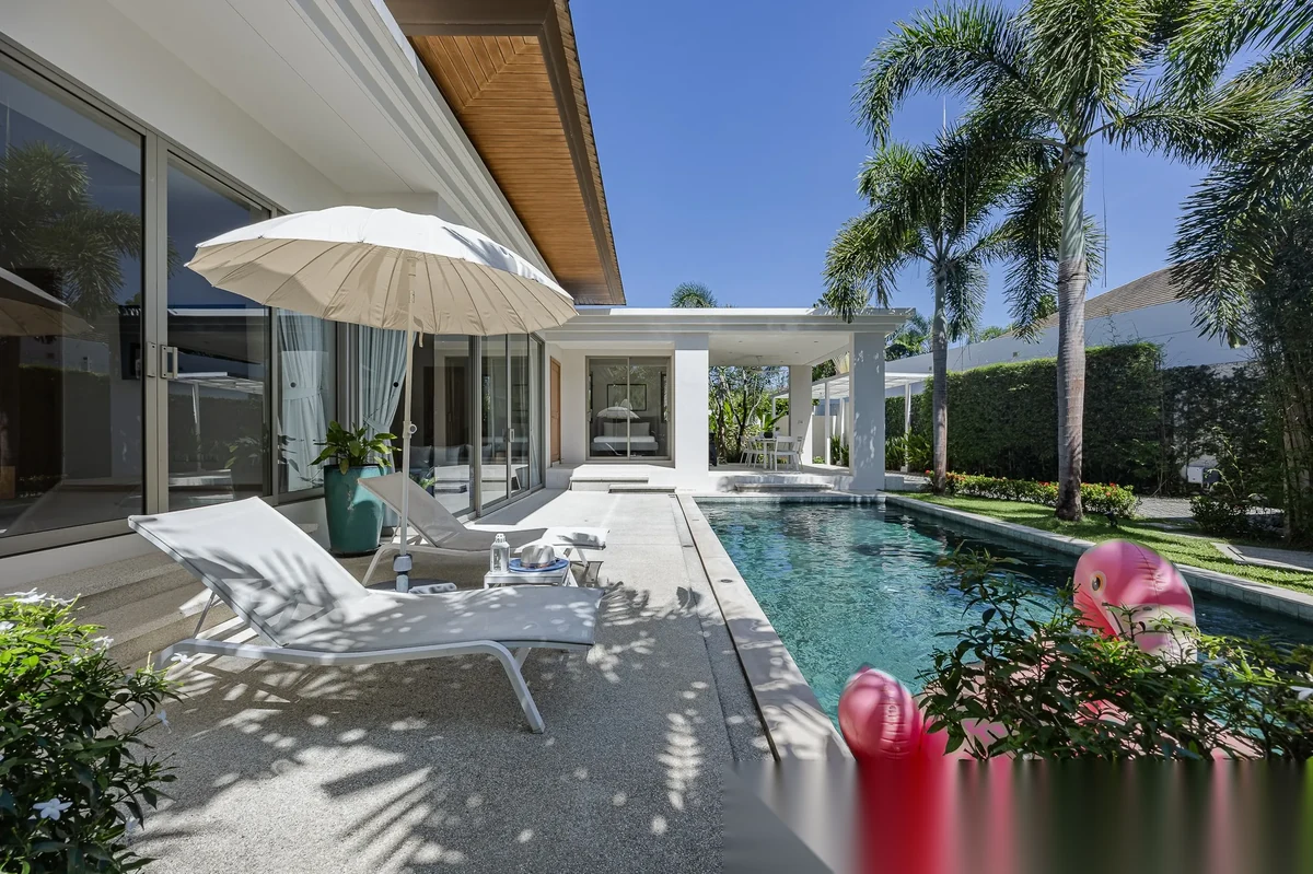 Вилла 3BR в комплексе Trichada Tropical · Чернг Тале / Bang Tao · Вид на бассейн — фото 31