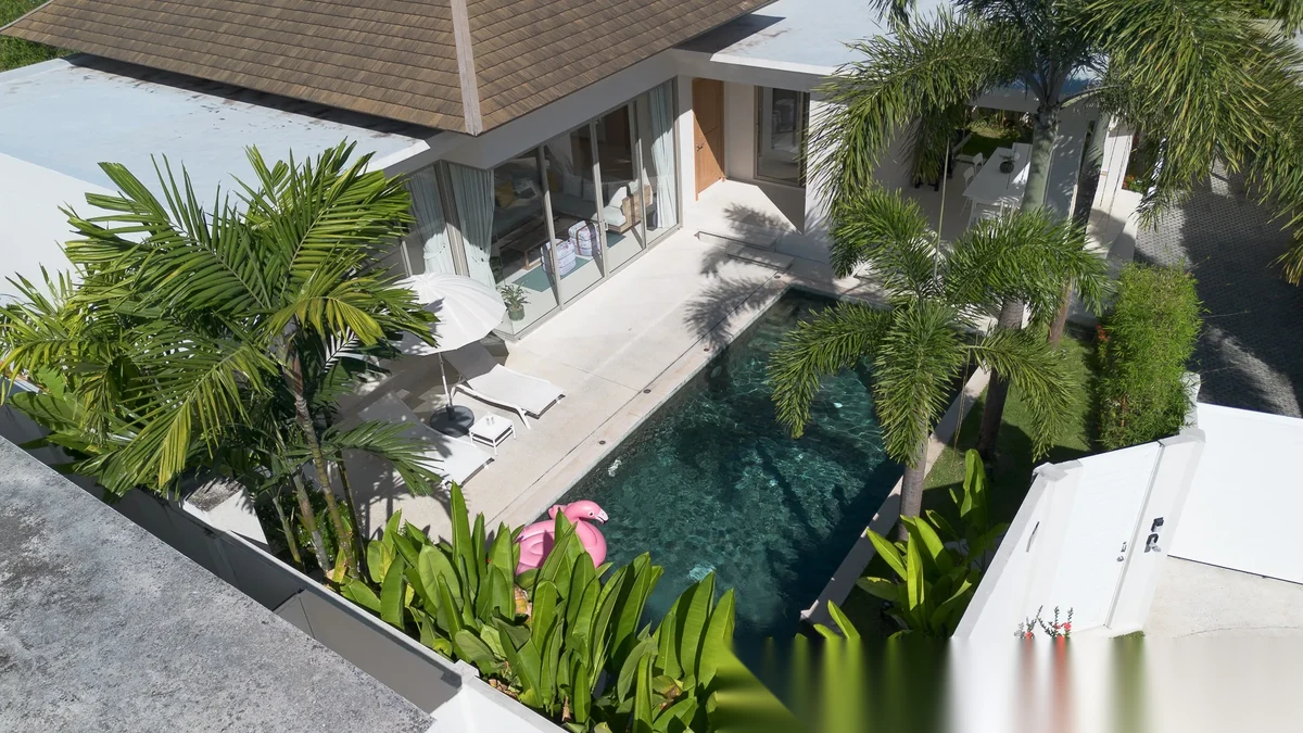 Вилла 3BR в комплексе Trichada Tropical · Чернг Тале / Bang Tao · Вид на бассейн — фото 34
