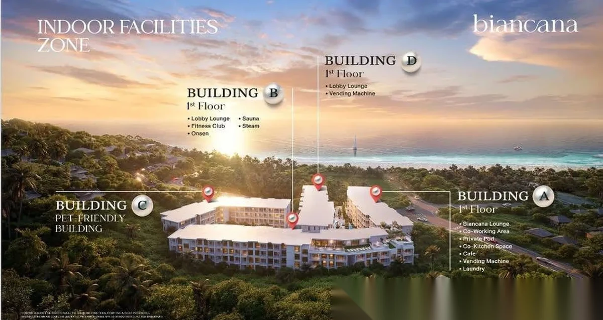 Апартаменты 1BR в ЖК Biancana Title · Чернг Тале / Bang Tao · Вид на море — превью PDF