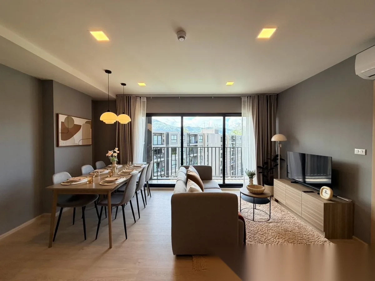 Апартаменты 2BR в ЖК The Base Cherngtalay · Чернг Тале / Bang Tao · Вид на бассейн — фото 3