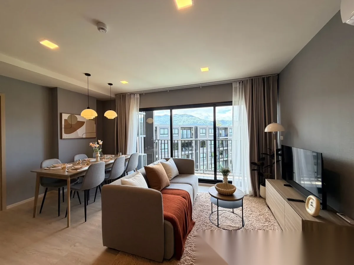 Апартаменты 2BR в ЖК The Base Cherngtalay · Чернг Тале / Bang Tao · Вид на бассейн — фото 8