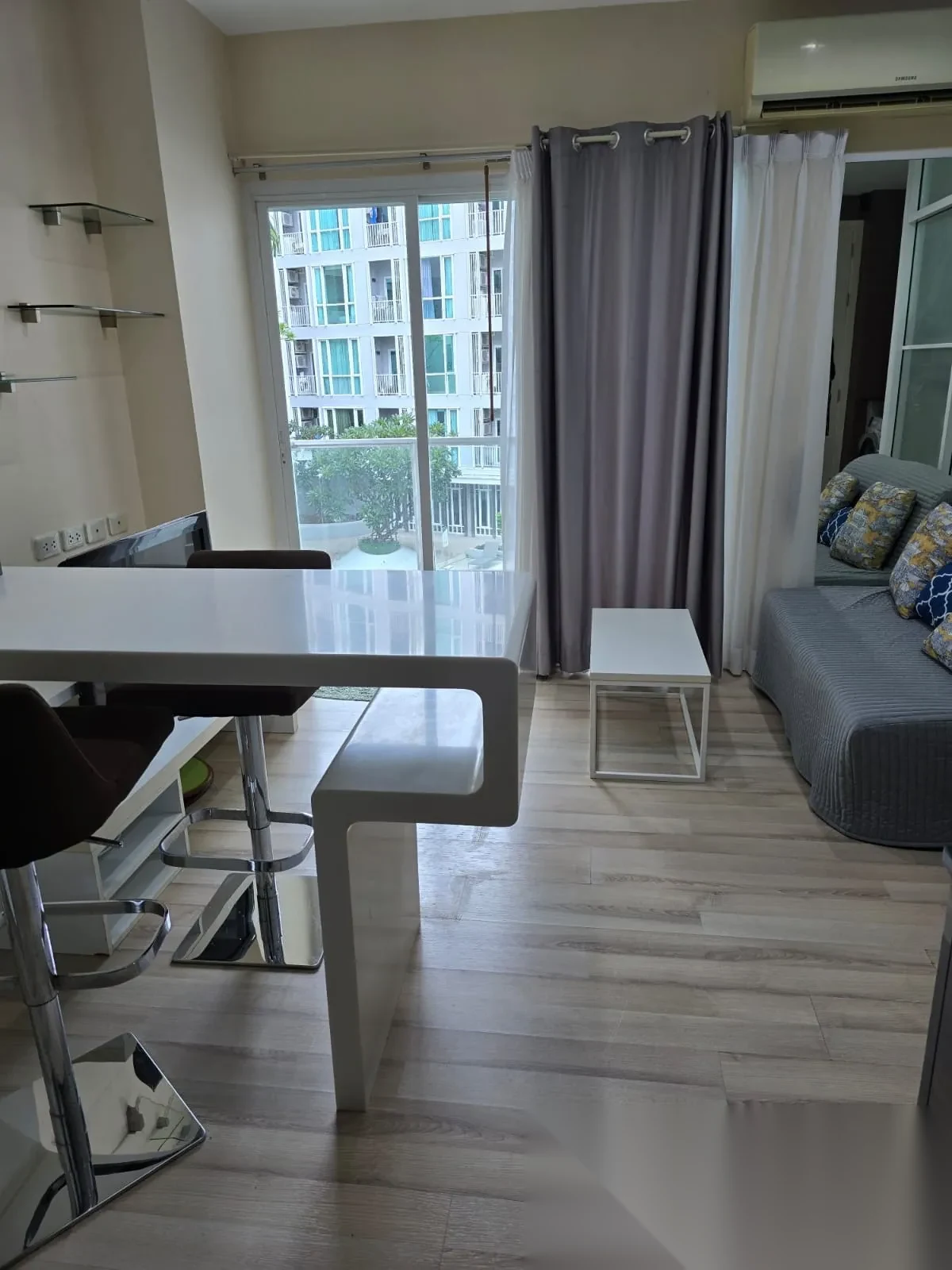2 Bedroom Apartment for rent at The Base Downtown complex · Wichit · Pool View — photo 8