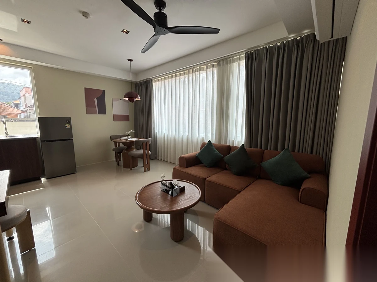 Апартаменты 1BR в ЖК Syama Mansion Kamala Phuket · Камала · Вид в сад — фото 2