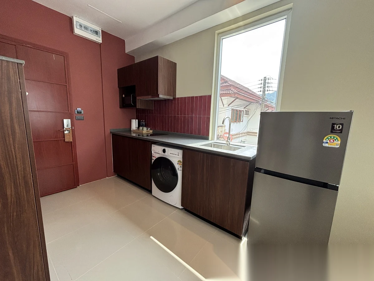 Апартаменты 1BR в ЖК Syama Mansion Kamala Phuket · Камала · Вид в сад — фото 3