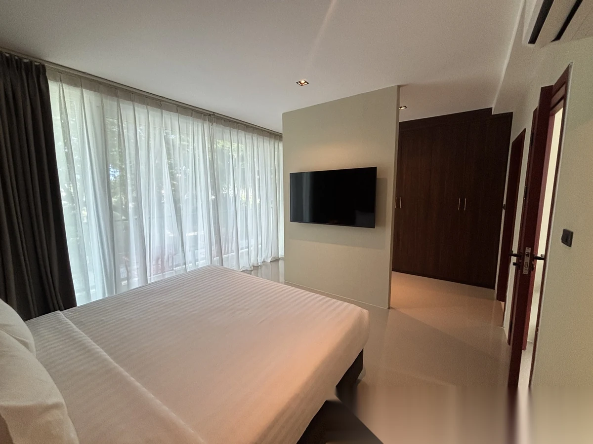 Апартаменты 1BR в ЖК Syama Mansion Kamala Phuket · Камала · Вид в сад — фото 8
