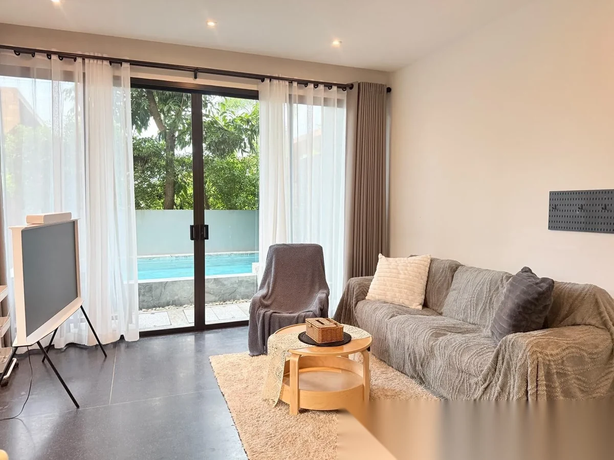 Дом 2BR в комплексе The 8 Pool Villa · Чалонг · Вид на бассейн — фото 7