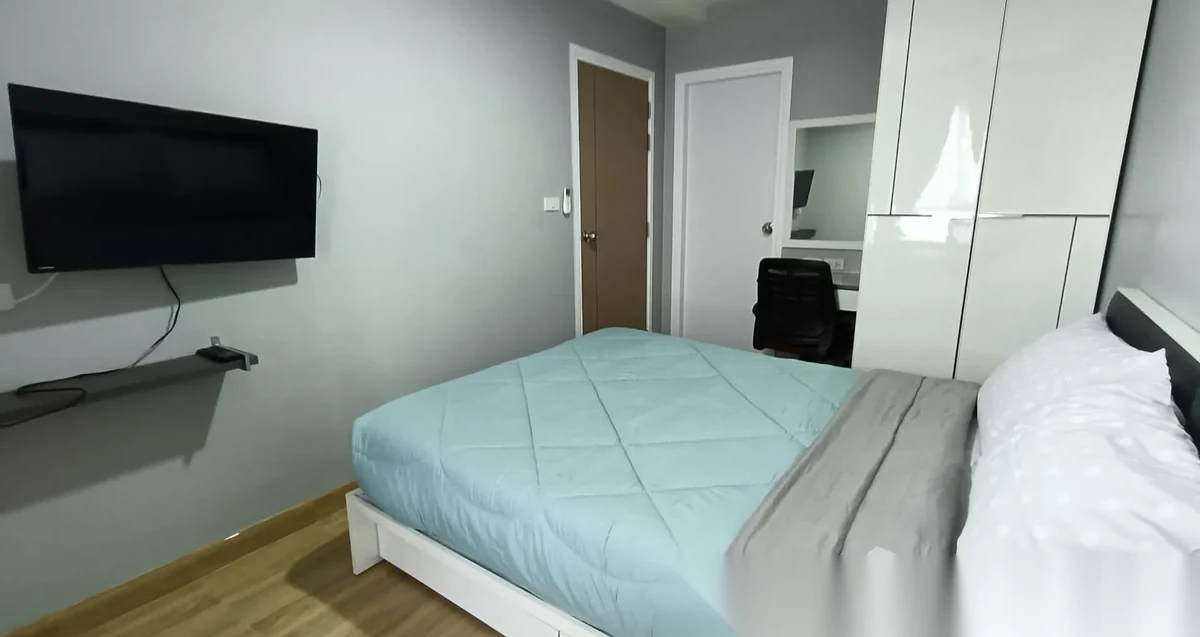 Апартаменты 1BR в ЖК ZCAPE III · Вичит · Вид на бассейн