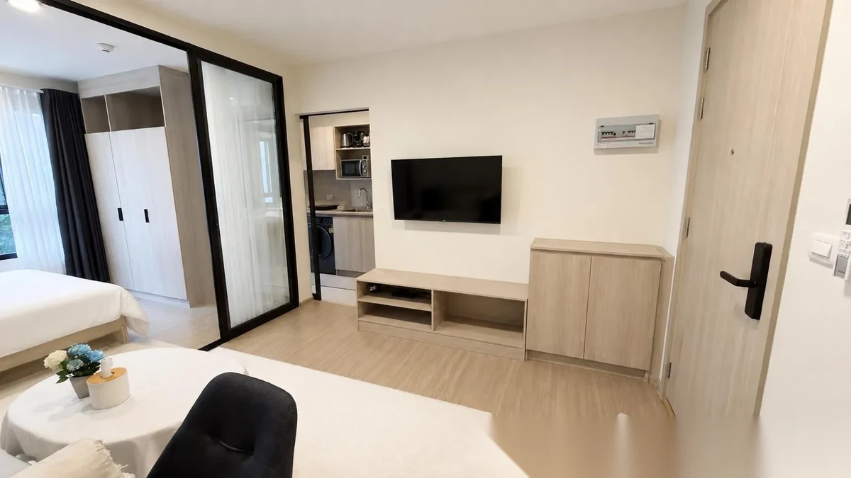 Апартаменты 1BR в ЖК Dcondo Reef Phuket · Кату · Вид на бассейн — фото 2