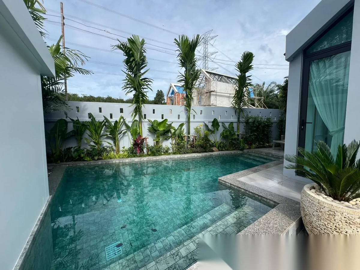 2 Bedroom Villa for sale at The Nature Siri complex · Pa Khlok · Pool View — photo 3