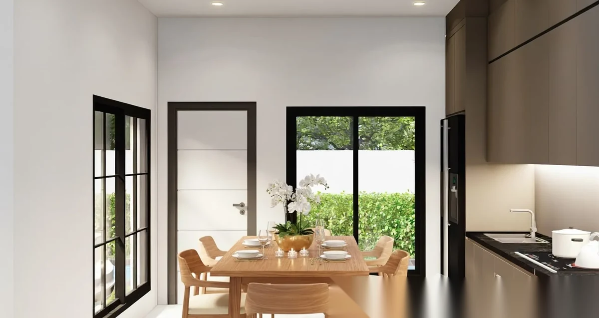 3 Bedroom Villa for sale at Baan Suan Siri Supacharoen complex · Thep Krasattri · Pool View
