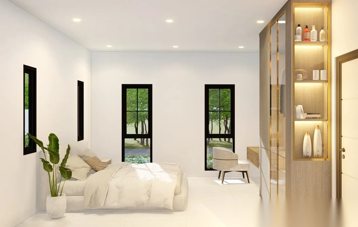 3 Bedroom Villa for sale at Baan Suan Siri Supacharoen complex · Thep Krasattri · Pool View — photo 4