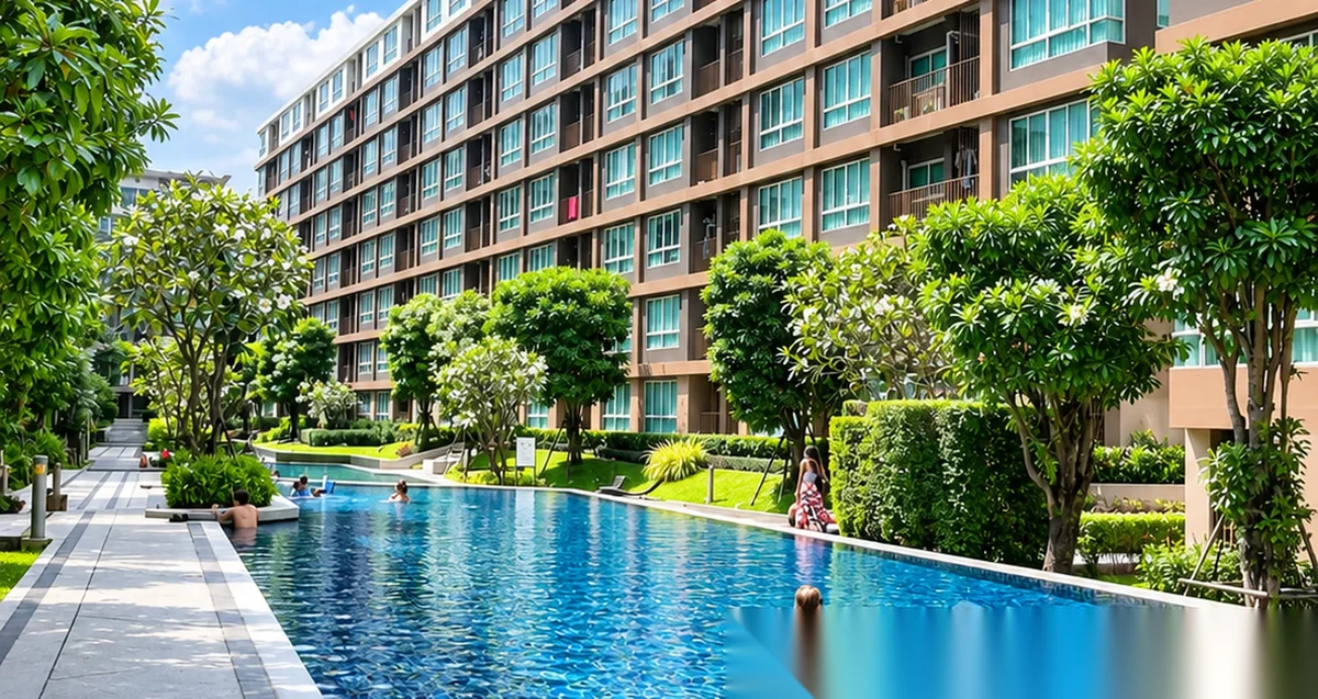 1 Bedroom Apartment for sale at D Condo Creek complex · Kathu · Pool View