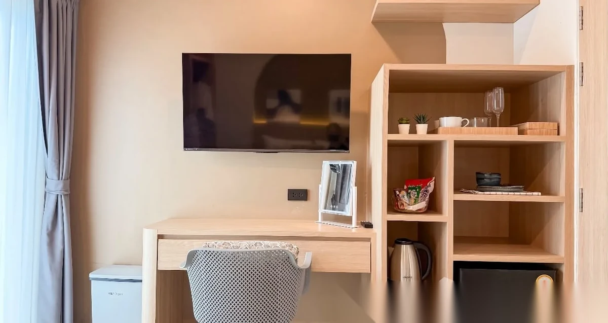 Studio Apartment for rent at Abundant Eco Hostel Phuket complex · Choeng Thale · Garden View — photo 2