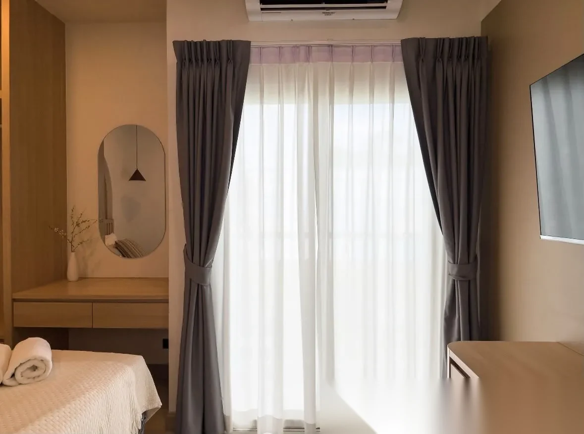 Studio Apartment for rent at Abundant Eco Hostel Phuket complex · Choeng Thale · Garden View — photo 3