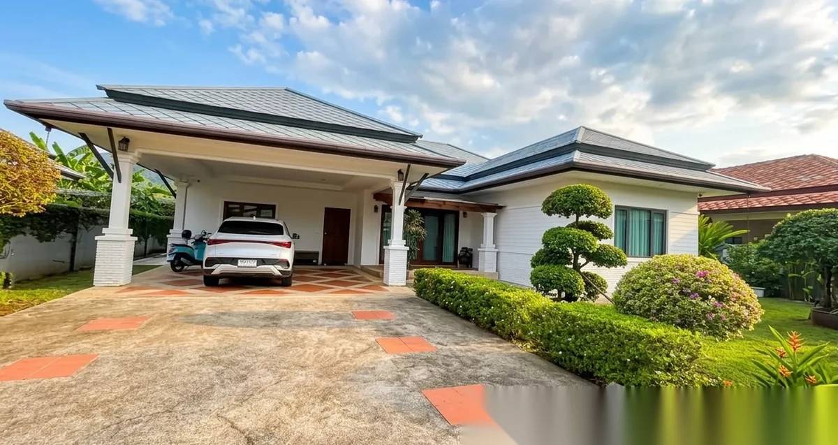2 Bedroom House for rent at Permsap Villa complex · Si Sunthon · Garden View