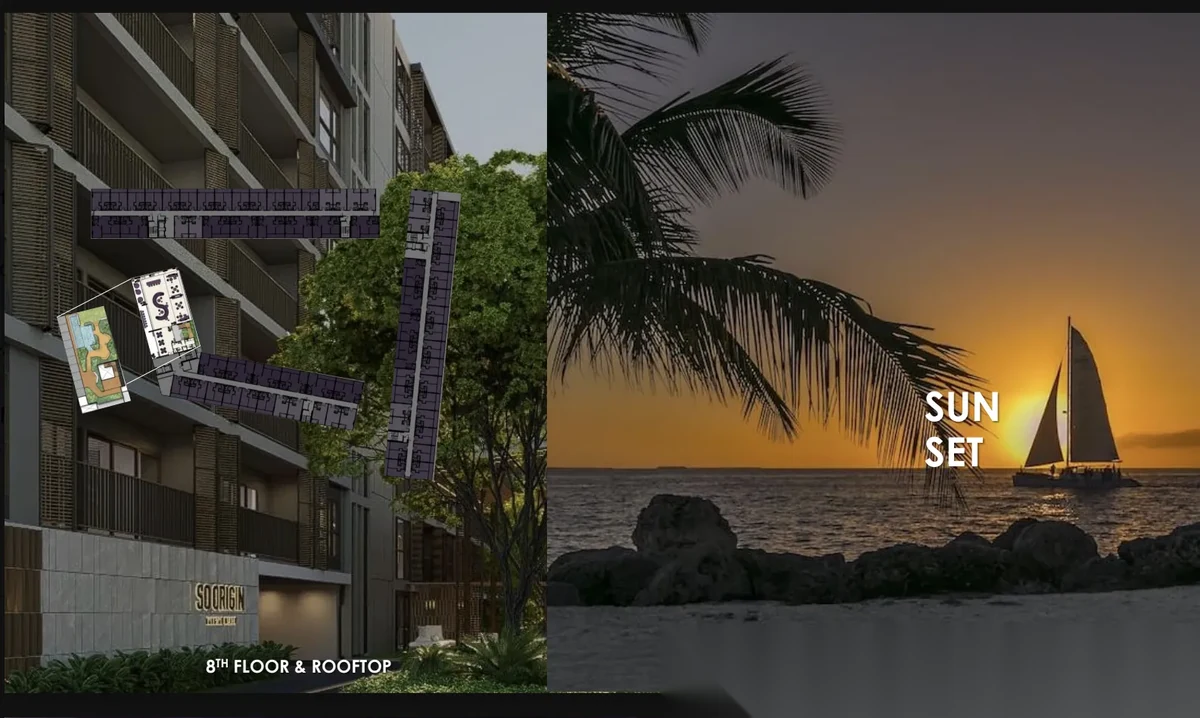 Апартаменты студия в ЖК So Origin Bangtao Beach · Чернг Тале / Bang Tao · Вид на море — фото 6