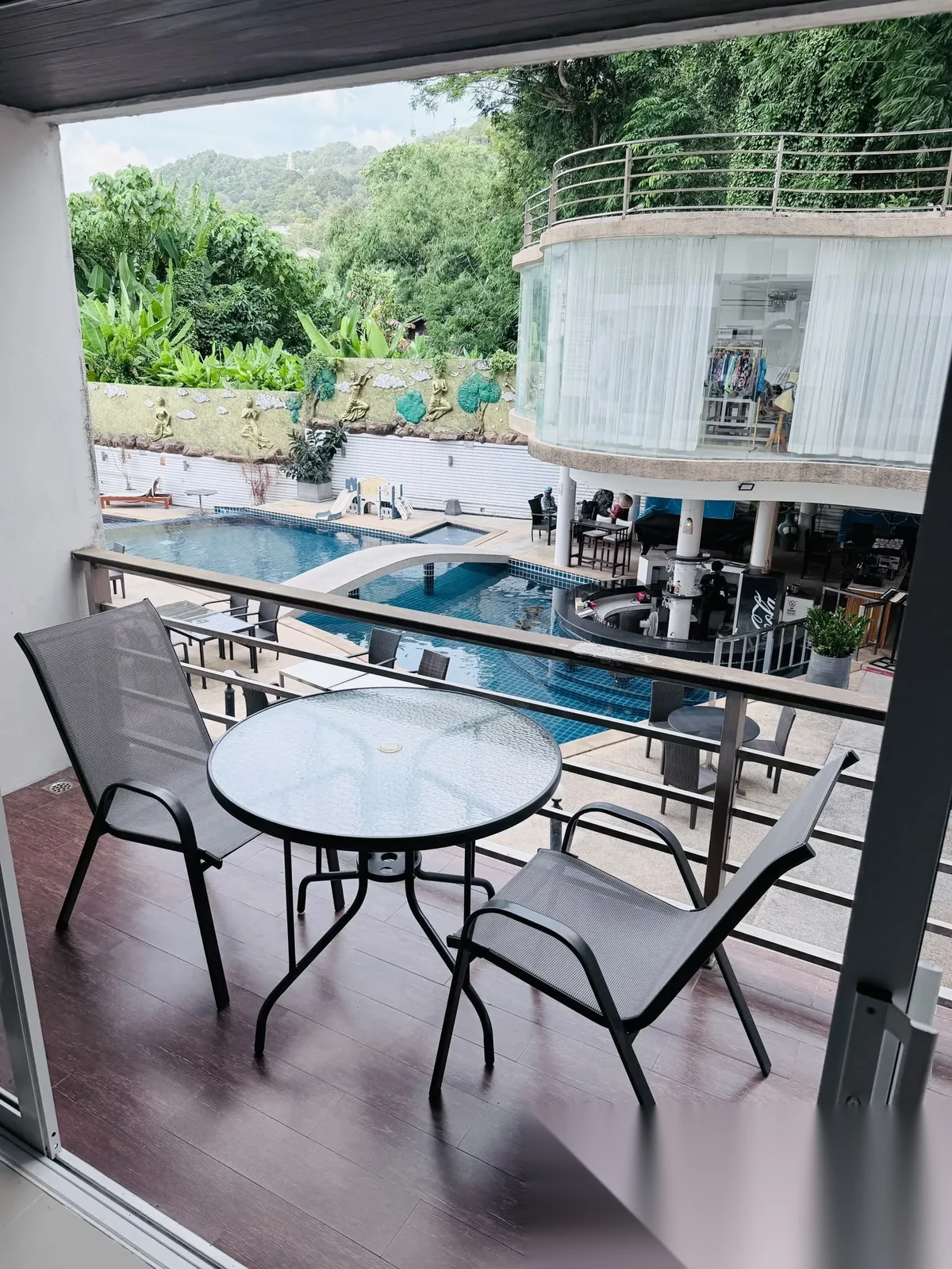 Studio Apartment for rent at Bayshore Oceanview Condominium complex · Patong · Pool View — photo 10