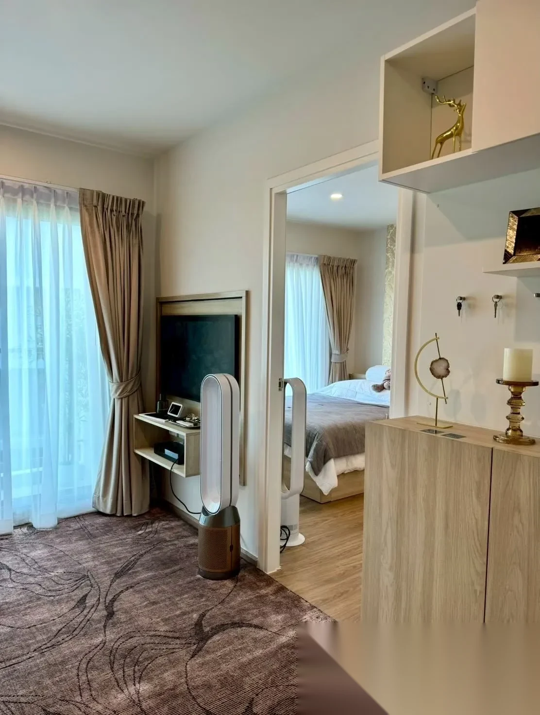 Апартаменты 1BR в ЖК Phyll Phuket by Central Pattana · Вичит · Вид на бассейн — фото 3