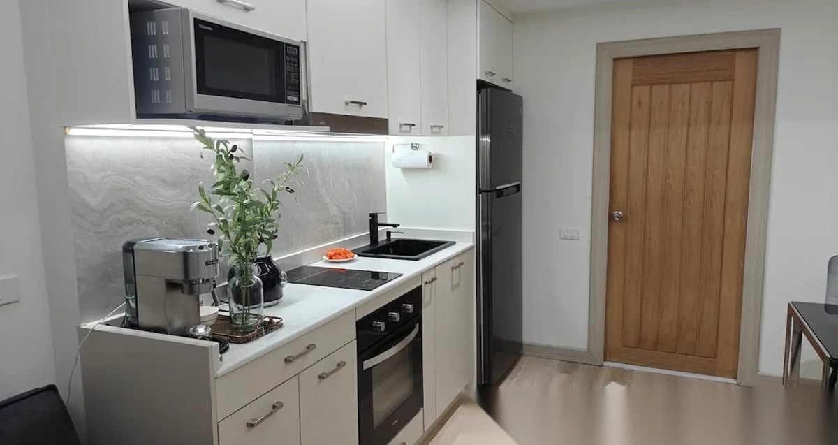 Апартаменты 1BR в ЖК Rawai Beach Condo · Раваи · Вид в сад