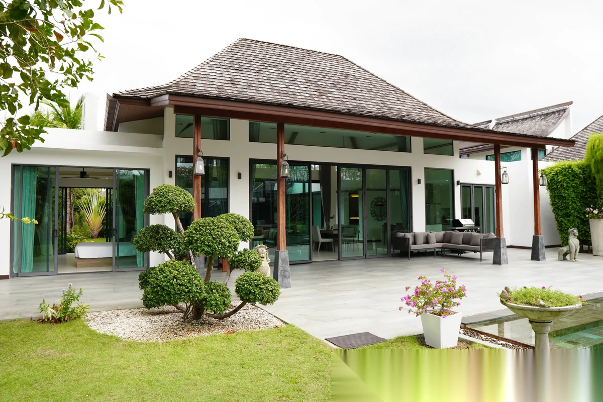 Вилла 4BR в комплексе The Lake House · Си Сунтон · Вид на озеро — фото 9