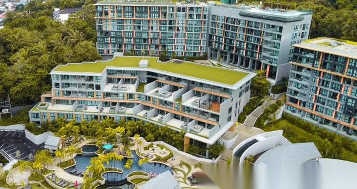 2 Bedroom Apartment for rent at The Panora Phuket by Mida Grande Resort Condominiums complex · Choeng Thale · Sea View
