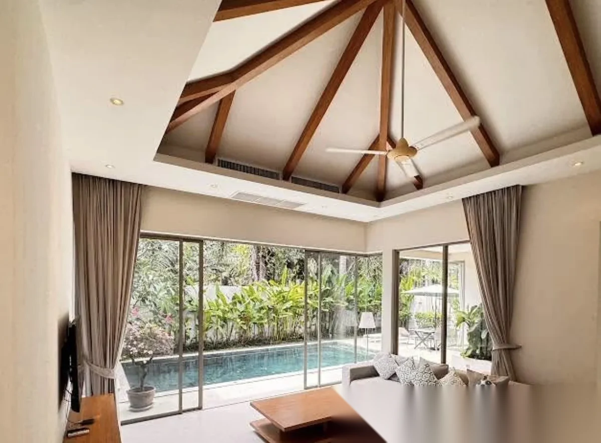 3 Bedroom Villa for rent at Trichada Villas complex · Choeng Thale · Pool View — photo 5