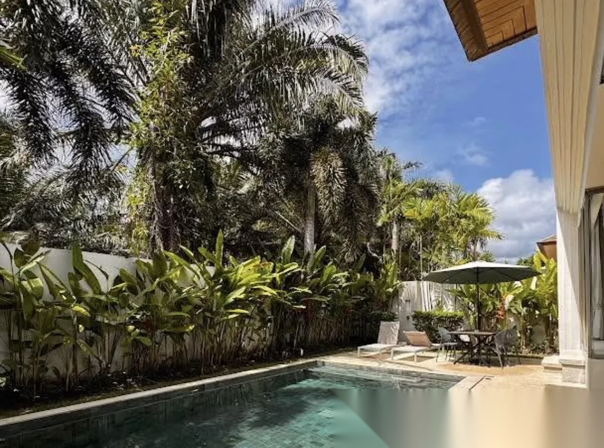 3 Bedroom Villa for rent at Trichada Villas complex · Choeng Thale · Pool View — photo 7
