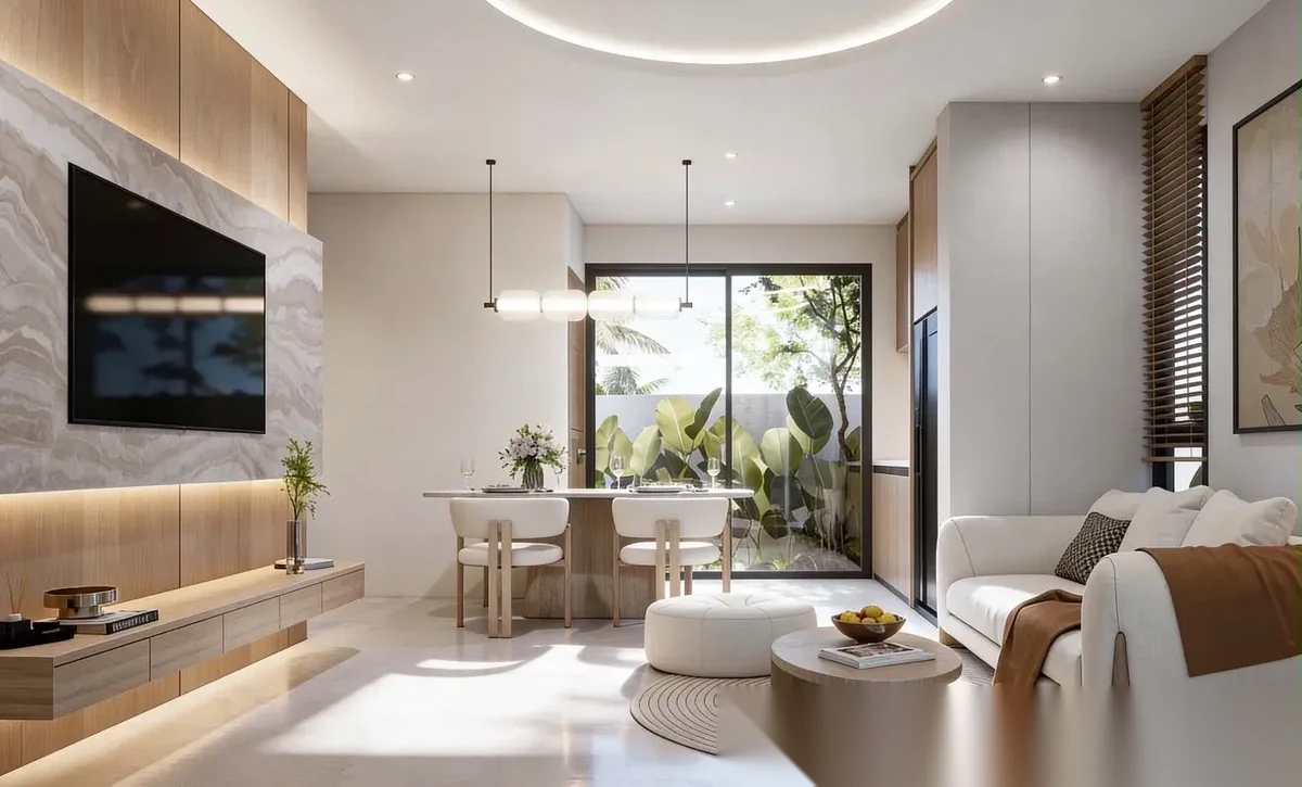 Таунхаус 3BR · Вид в сад — фото 14