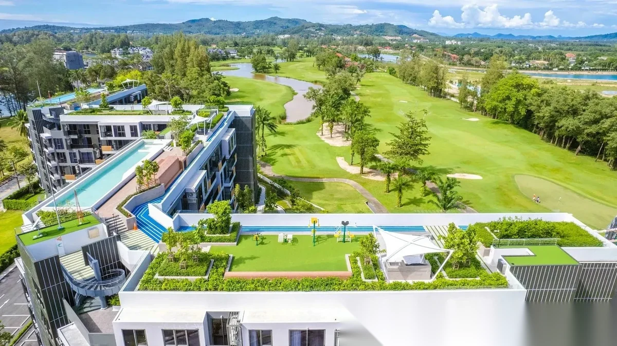 2 Bedroom Apartment for sale at Skypark Celeste Laguna complex · Choeng Thale · Golf Course View — photo 14