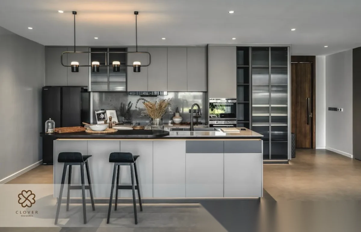 Вилла 4BR в комплексе Clover Residence · Си Сунтон · Выход к бассейну — фото 53