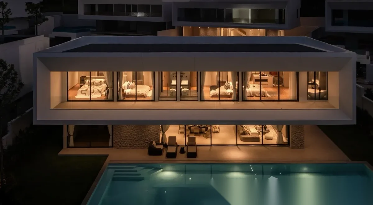 Вилла 4BR в комплексе Clover Residence · Си Сунтон · Выход к бассейну — фото 58