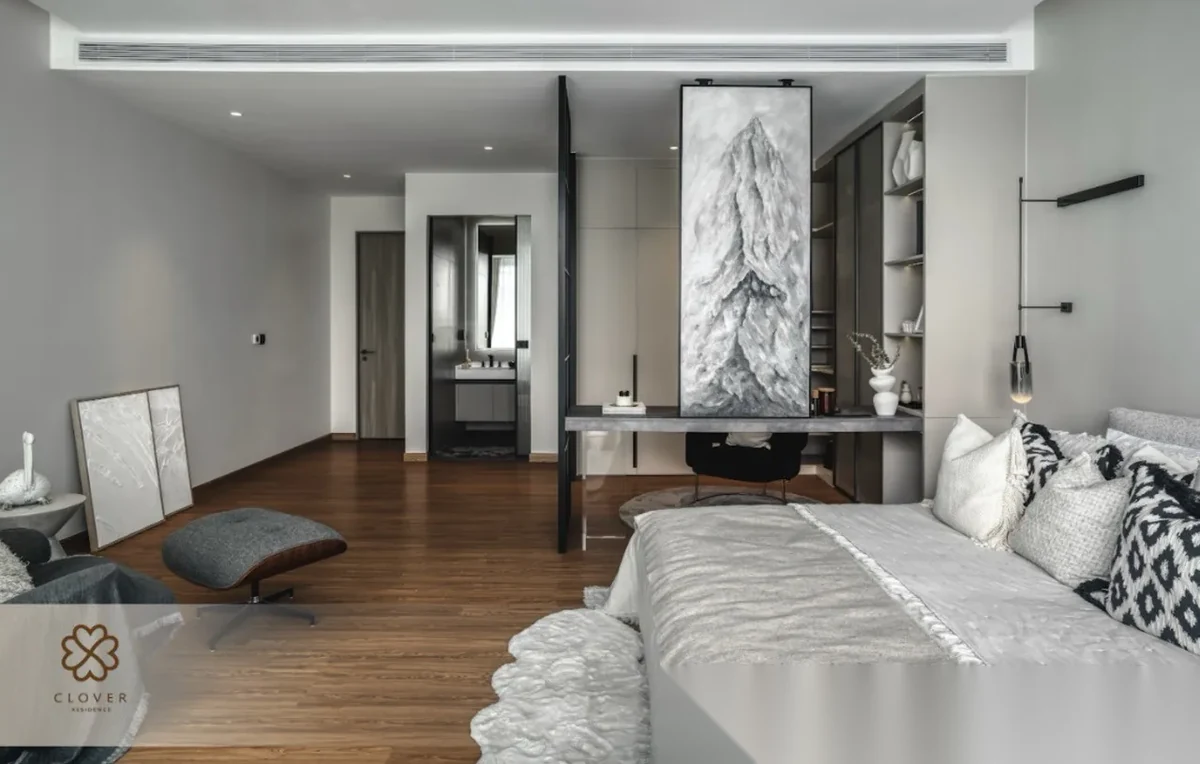 Вилла 4BR в комплексе Clover Residence · Си Сунтон · Выход к бассейну — фото 61