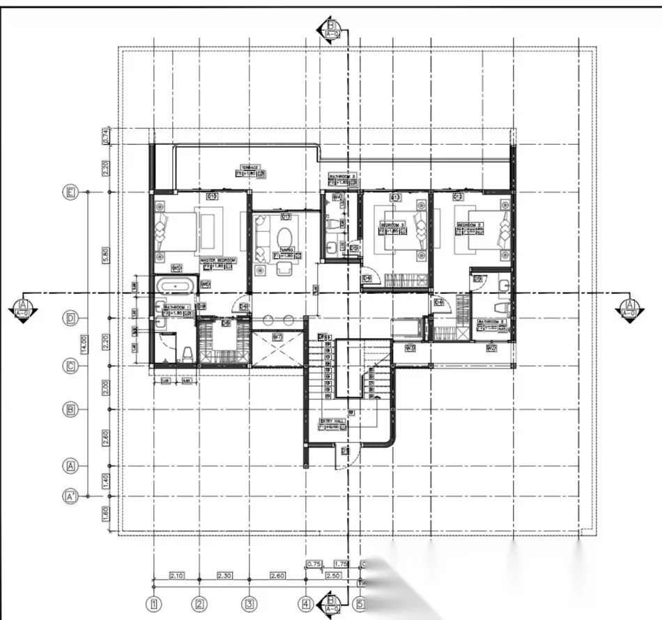 Вилла 4BR в комплексе Clover Residence · Си Сунтон · Выход к бассейну — фото 68