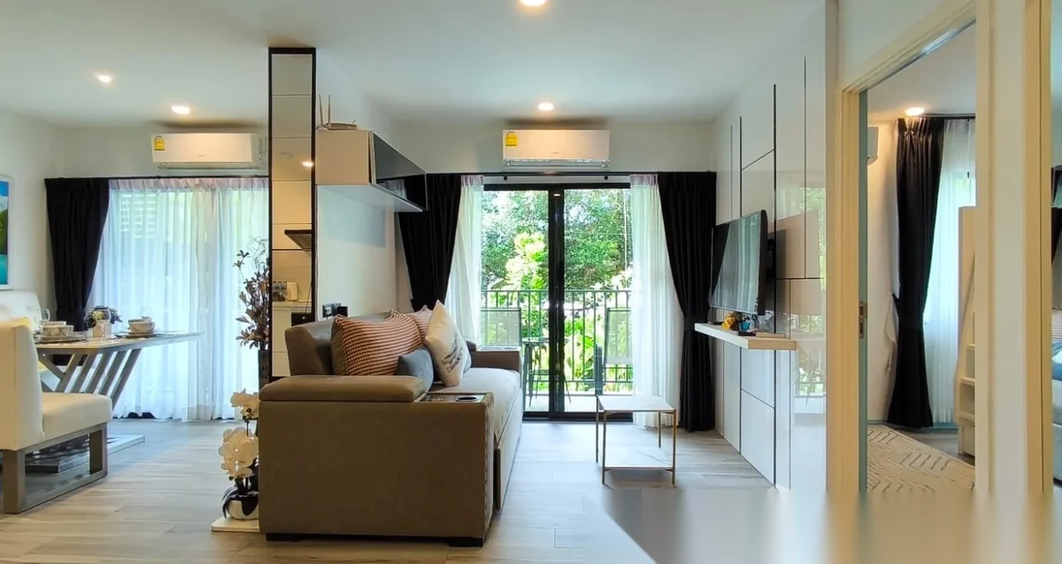 2 Bedroom Apartment for sale at The Title Residencies complex · Sakhu · Pool View