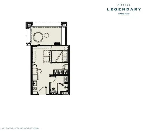 1 Bedroom Apartment for sale at The Title Legendary-Bang Tao complex · Choeng Thale · Pool View — photo 18