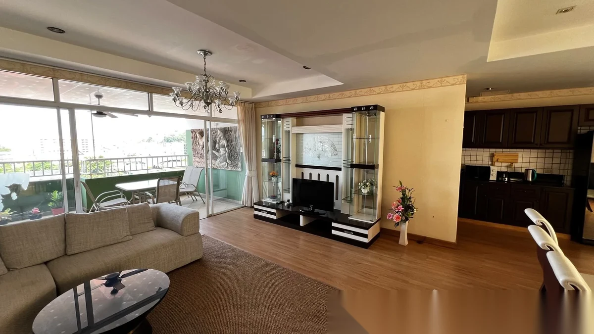 Апартаменты 3BR в ЖК Patong Loft · Патонг · Частичный вид на море — фото 2
