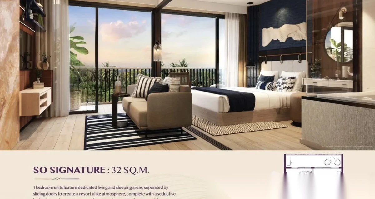 1 Bedroom Apartment for sale at So Origin Bangtao Beach complex · Choeng Thale · Pool View