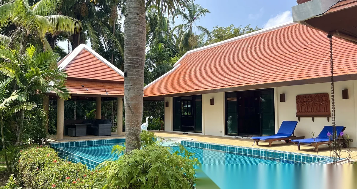 3 Bedroom Villa for rent at Nai Harn Baan Bua complex · Rawai · Lake View