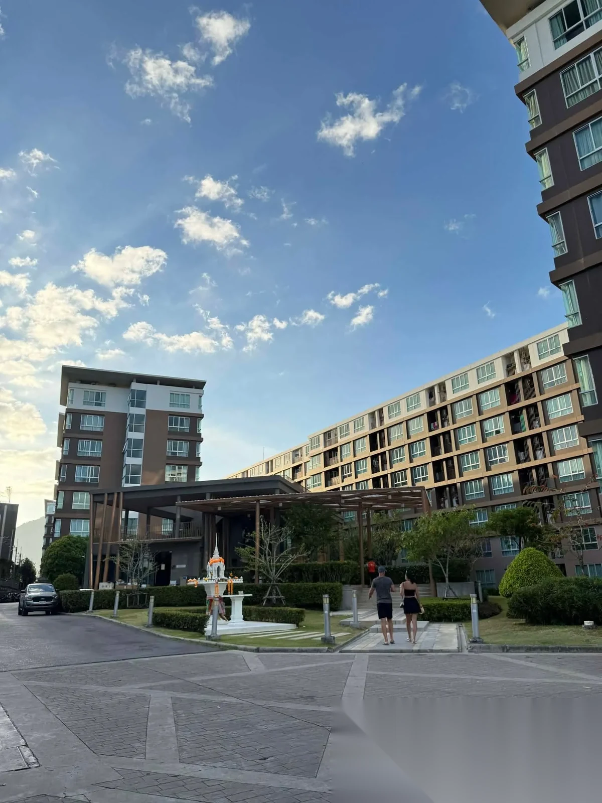 Апартаменты 1BR в ЖК D Condo Creek · Кату · Выход к бассейну — фото 2