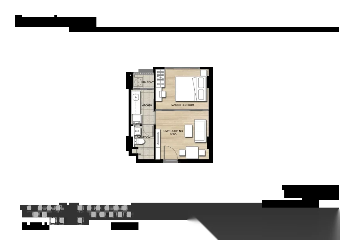 Апартаменты 1BR в ЖК D Condo Creek · Кату · Выход к бассейну — фото 11